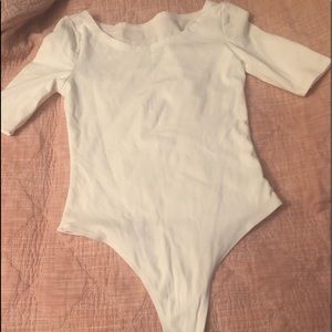 Classic white bodysuit